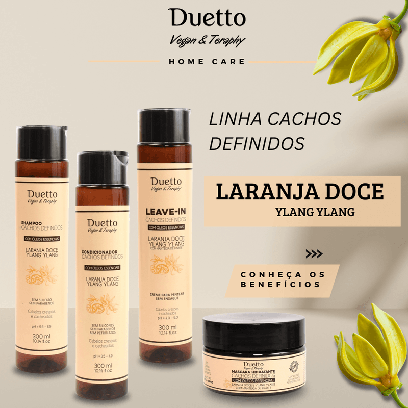 Kit Vegano Cachos Definidos Vegan & Teraphy Duetto Professional
