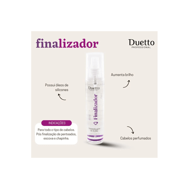 Finalizador de Brilho Duetto 120ml