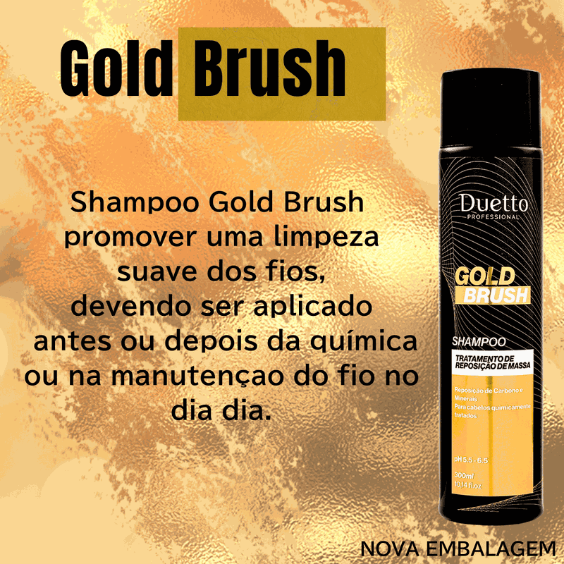 Shampoo Gold Brush Duetto 300ml