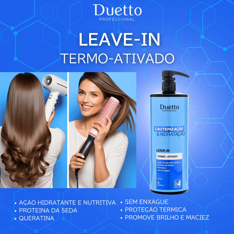 Leave-in Termo Ativado Duetto Professional 1L