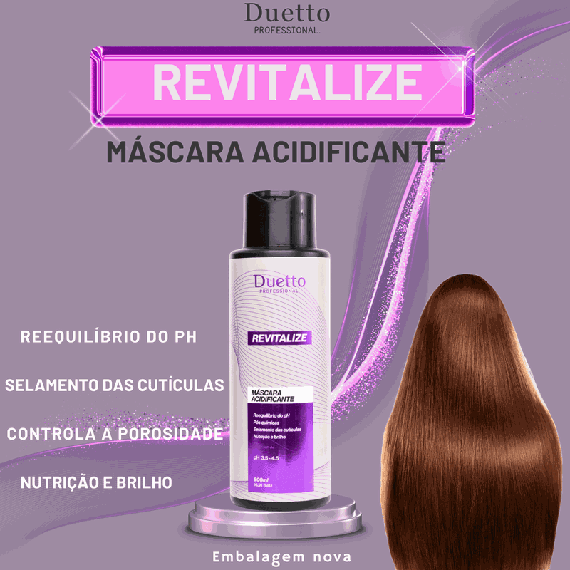 Máscara Acidificante Revitalize Duetto Professional 500ml