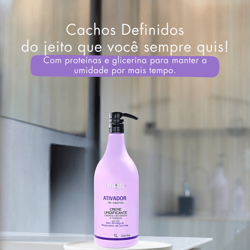 Ativador Umidificador de Cachos Duetto 1L