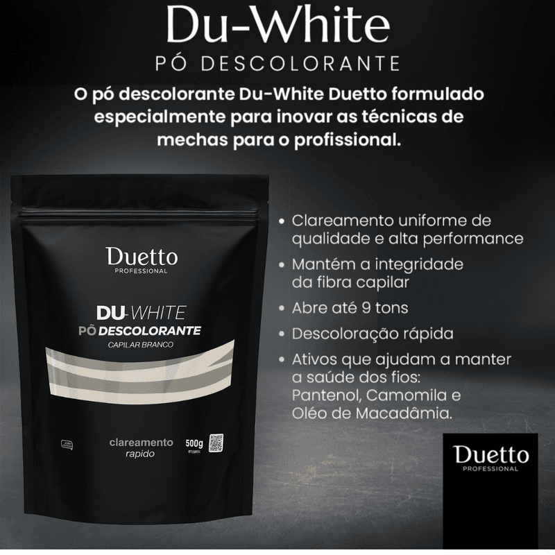 Pó Descolorante Du-White 500gr 