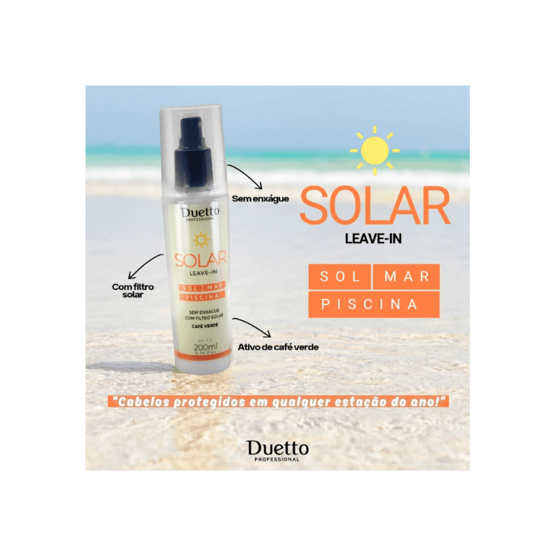 Leave-in Proteção Solar Duetto Professional 200ml