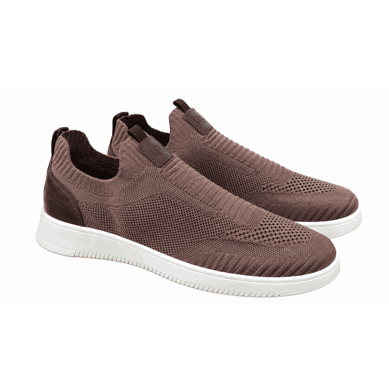 Sapatenis Laroche Apolo em Knit - Marrom E L