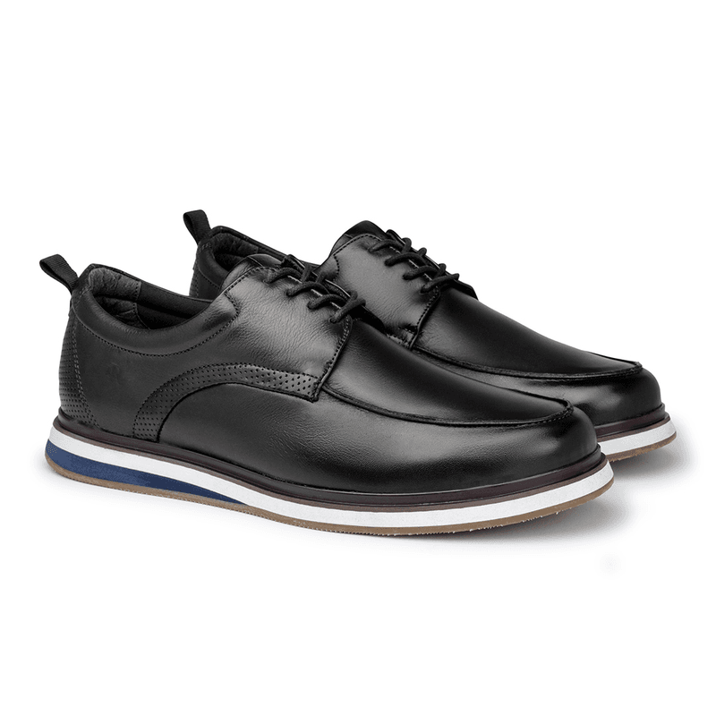 Sapato Casual Laroche Oasis em Couro - Preto