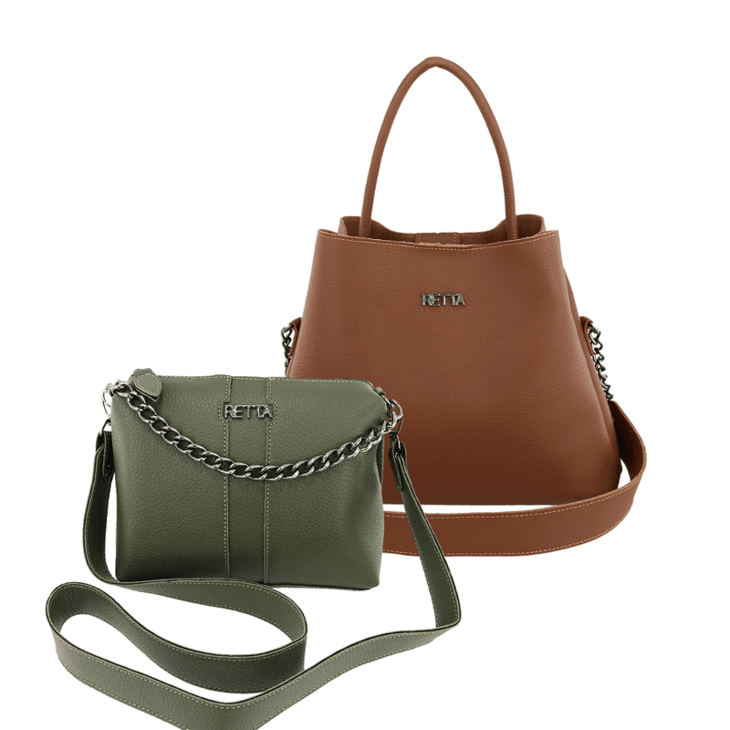 Kit Liz Caramelo + Kiara Verde - RETTA