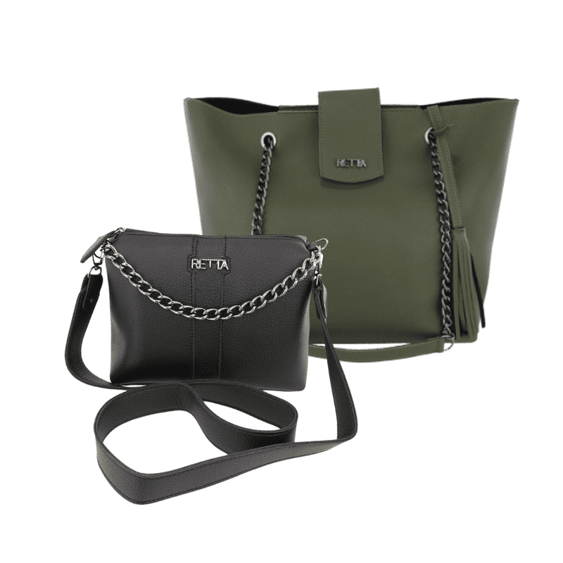 Kit Saco Verde + Kiara Preta - RETTA
