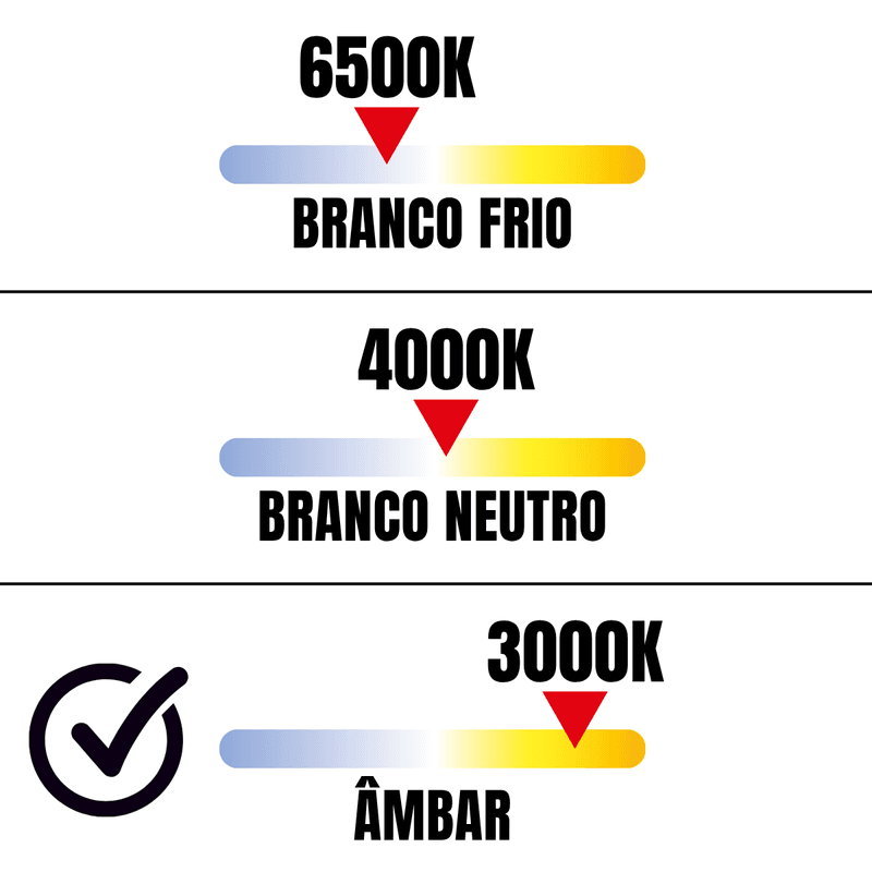 Kit Plafon LED Quadrado de Embutir 18W - 3000K Com 10 Unidades (520,0045) - Noll LED