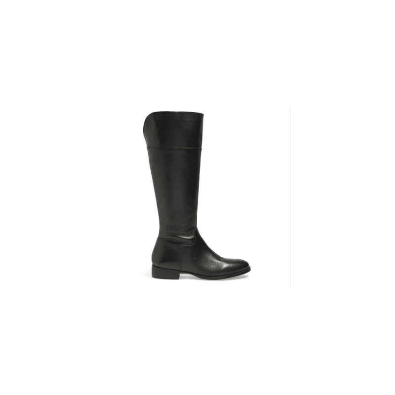 Bota Couro Nobre Cano Longo Preta - SHOP DELLAS