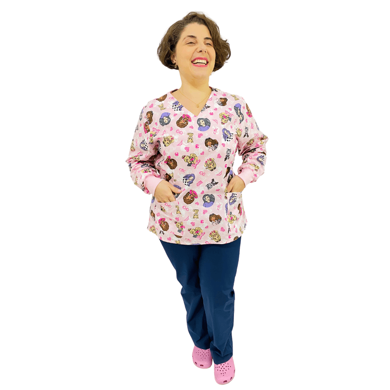 Pijama Cirúrgico Feminino - Barbie