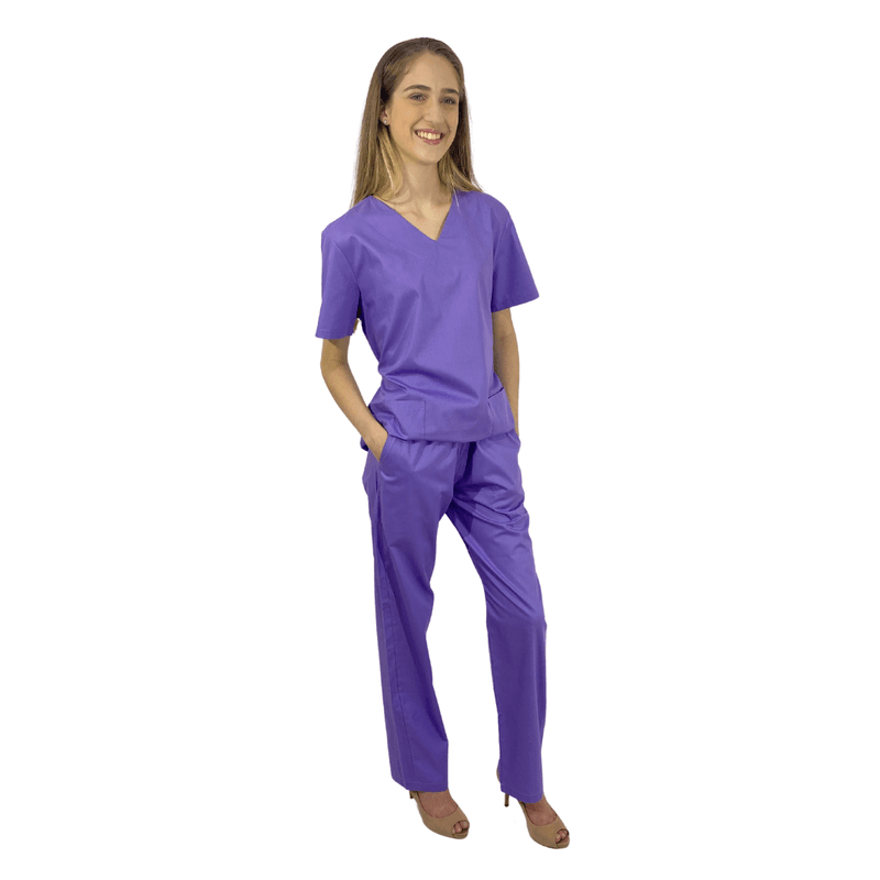 Pijama Cirúrgico Feminino lilás