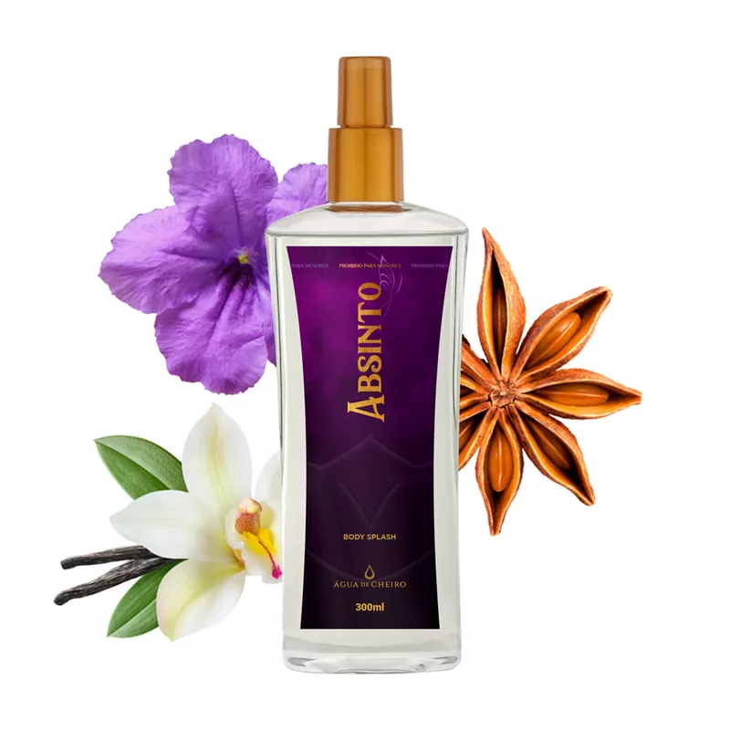 Body Splash Água de Cheiro Absinto 300ml | ÁGUA DE CHEIRO