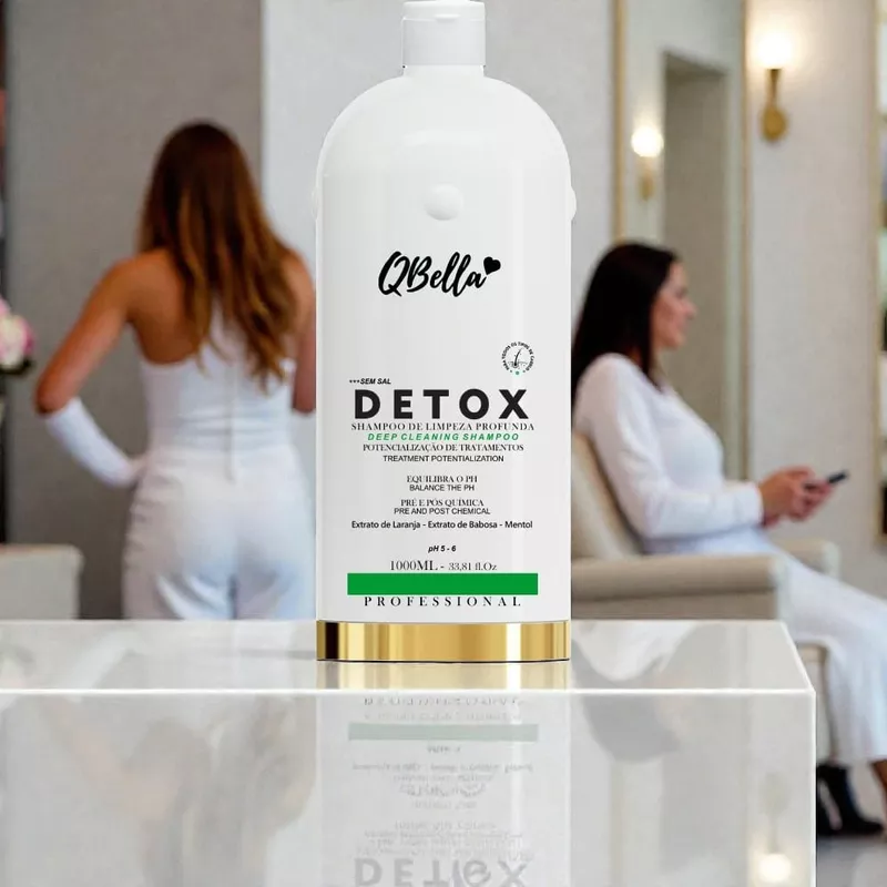 美容液 CQT.CQ 4+.DJ.D l SHAMPOO DETOX QBELLA PROFISSIONAL 1LITRO