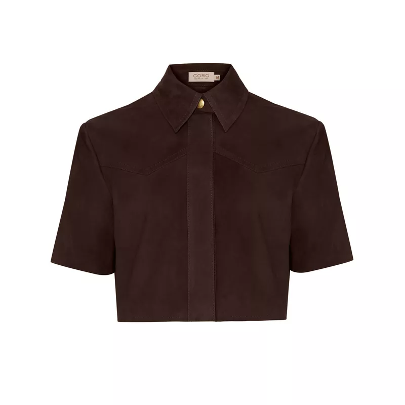 Camisa Sofia em Camurça - CORO SHOP