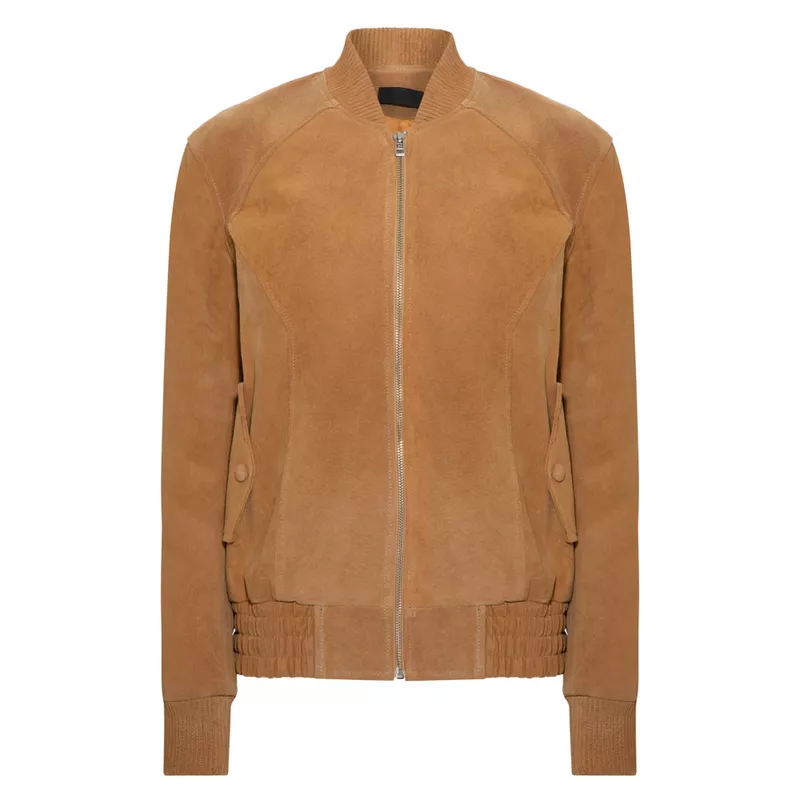 Jaqueta Masculina Bomber Lorenzo - Camurça - CORO SHOP
