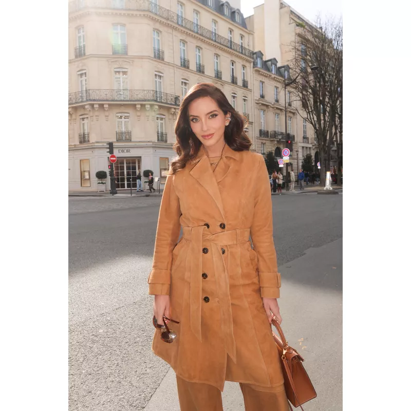 Trench Coat Ticiane - Camurça - CORO SHOP