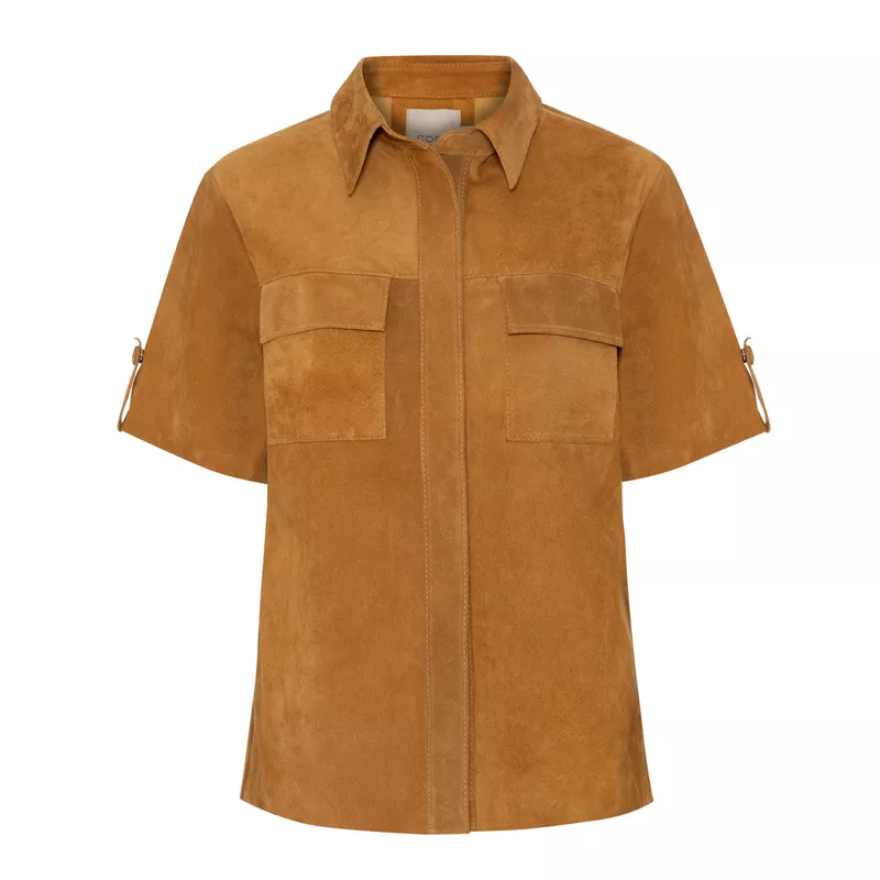 Camisa Elis em Camurça - CORO SHOP