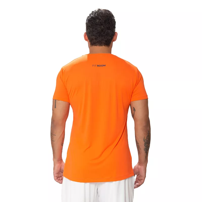 T-shirt Masculina Básica - Laranja | FIT ROOM