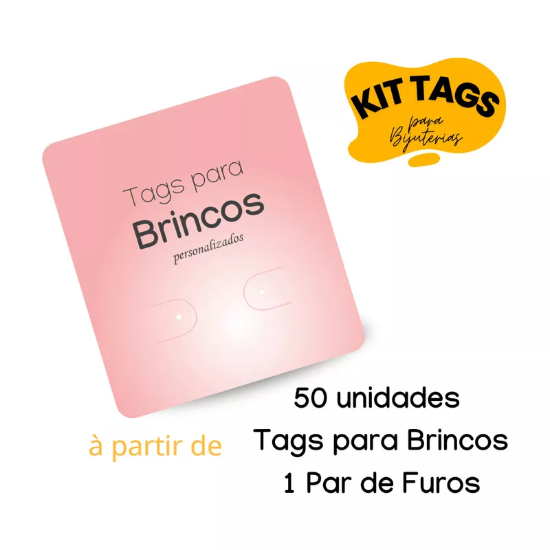 KIT TAGS ETIQUETAS PARA BIJUTERIAS PERSONALIZADAS - 4 MODELOS | Imprimi ...