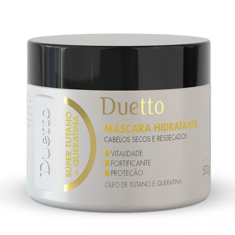 Máscara Hidratante Super Tutano + Queratina Duetto 500g