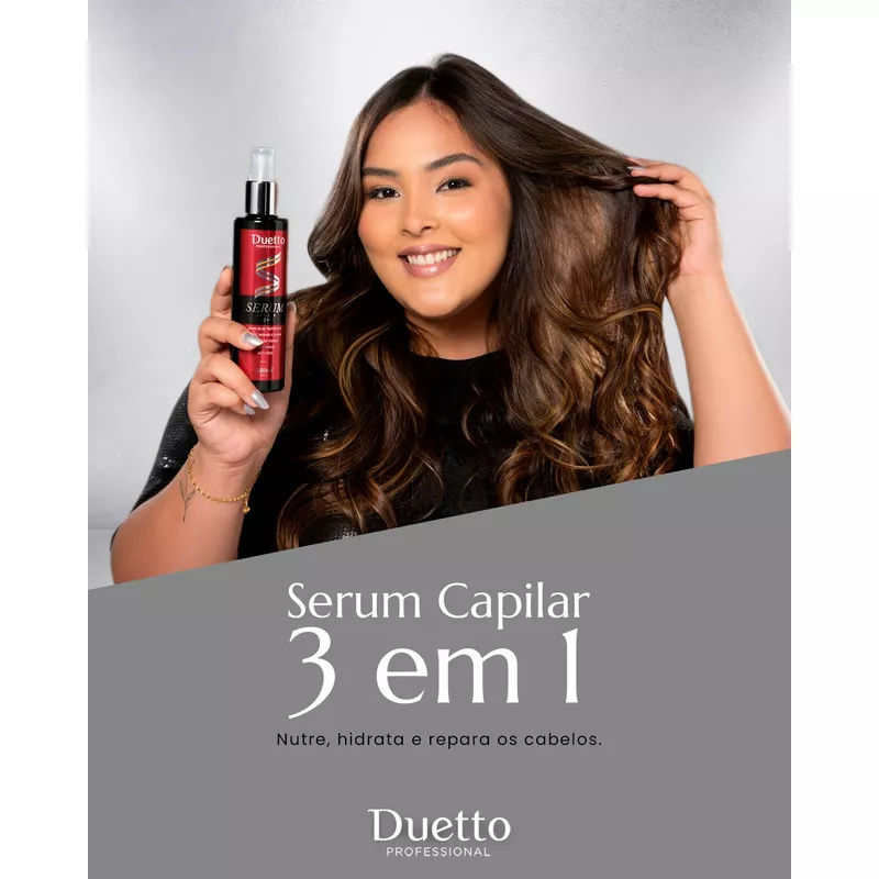 Sérum Capilar 3 em 1 Duetto Professional 200ml