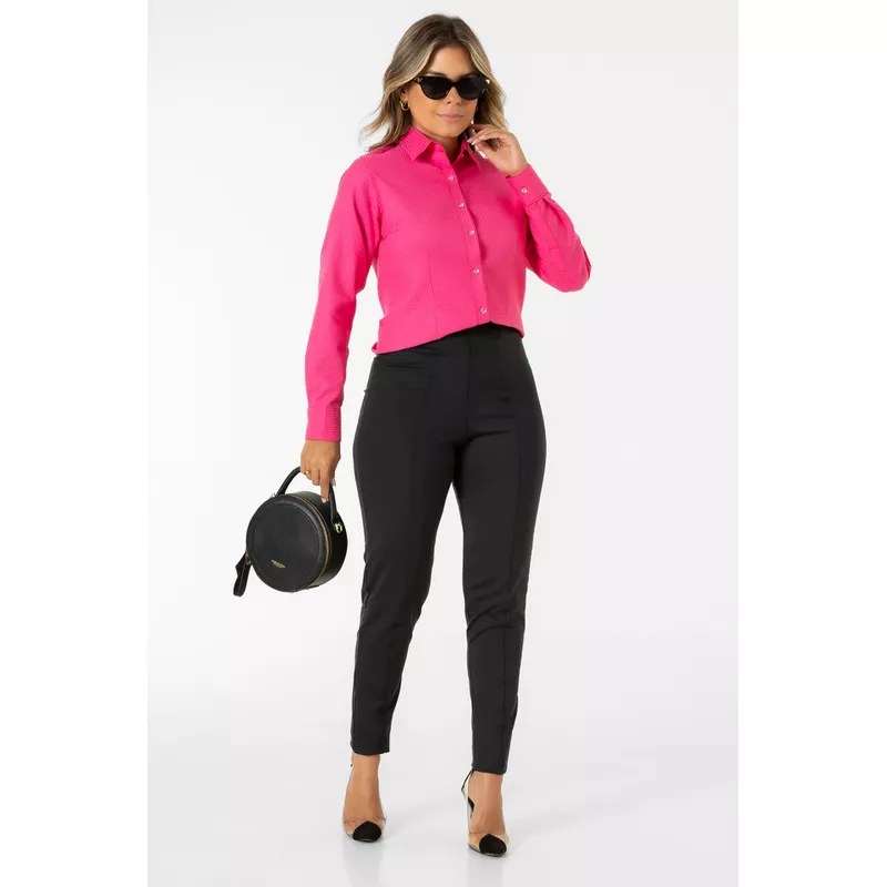 Camisa Feminina Rosa Lisboa - Fyorella