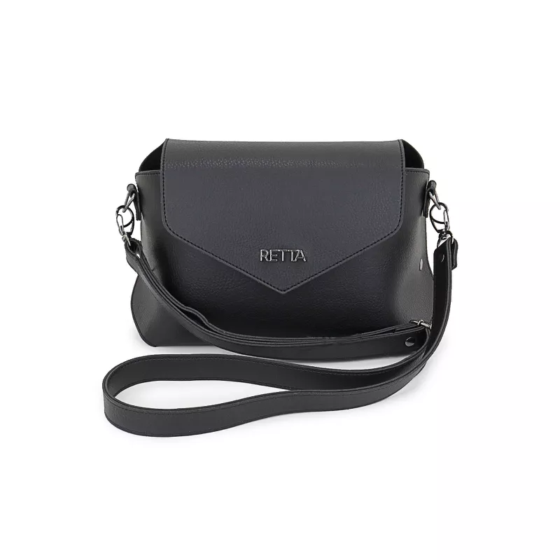 Bolsa tiracolo pequena Ana Preta - RETTA