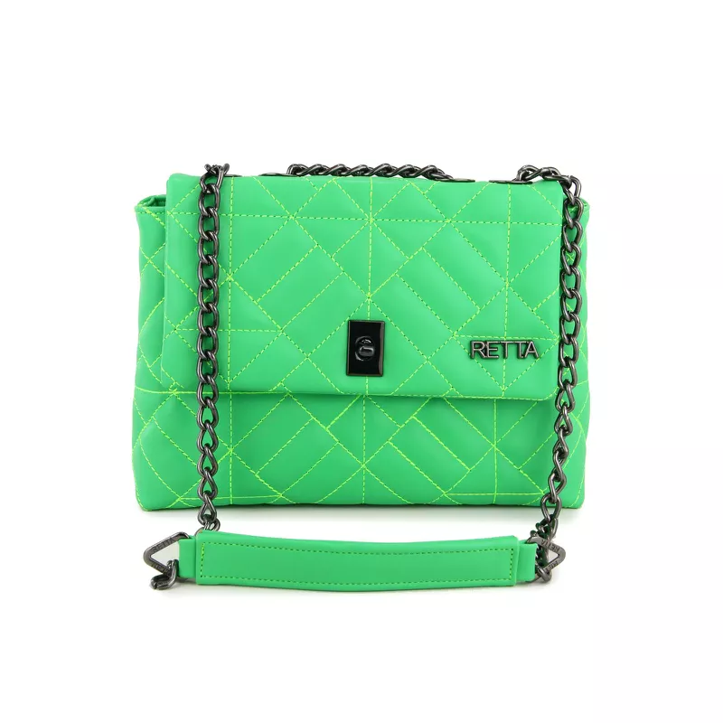  Bolsa Tiracolo Média Jade Verde Lima - RETTA
