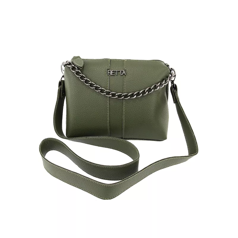 Bolsa Tiracolo Pequena Kiara Verde Militar - RETTA