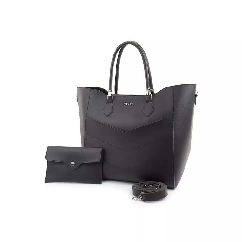 Bolsa Saco Grande Yasmin Preta | RETTA