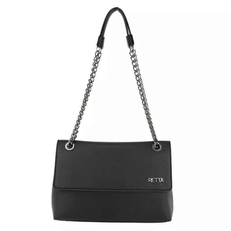 Bolsa Tiracolo Média Luisa Preta - RETTA