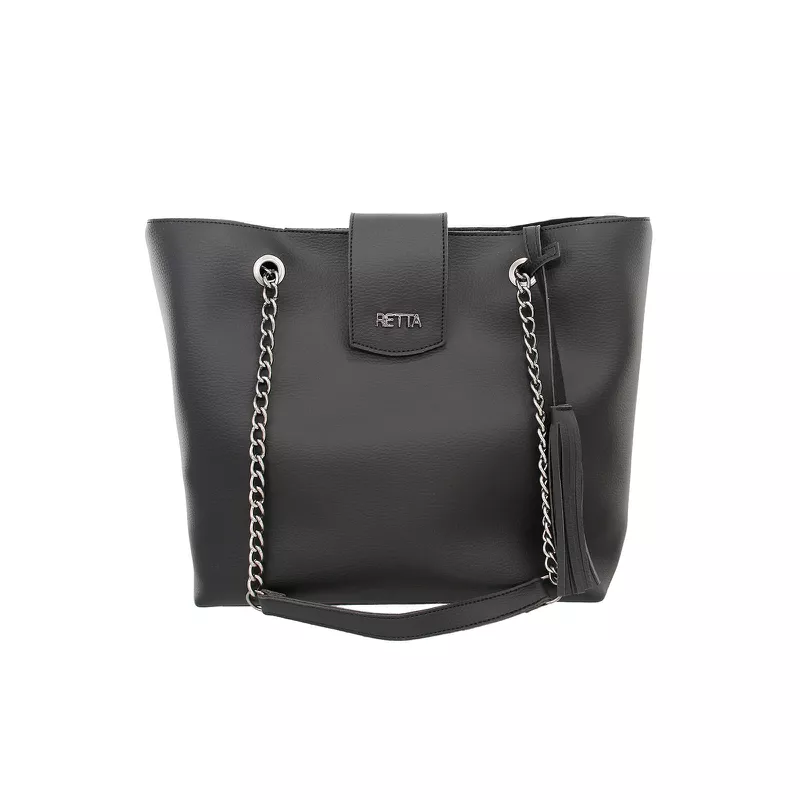 Bolsa Saco Corrente Sacola Grande Preta - RETTA