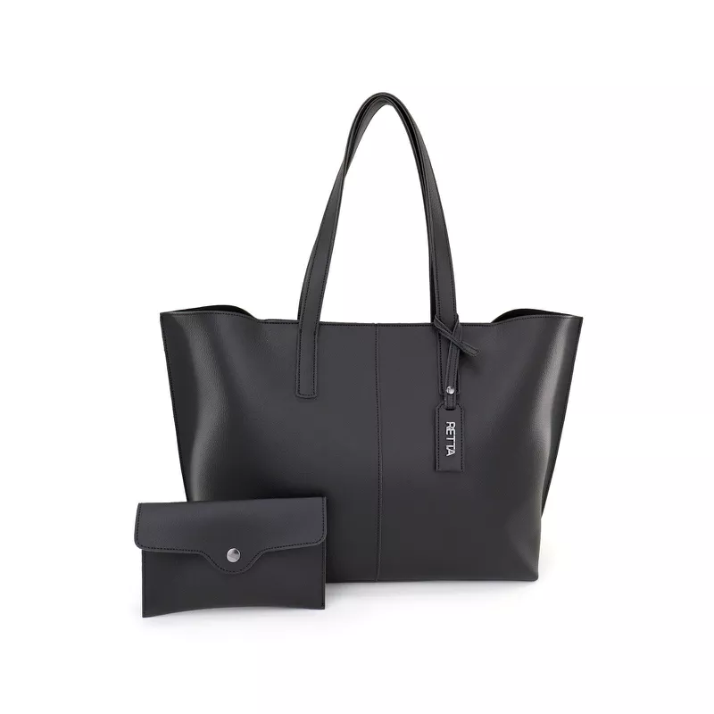 Bolsa Saco Grande Yasmin Preta - RETTA