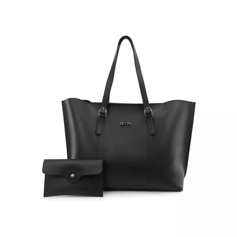 Bolsa Saco Fivela Elisa Preta | RETTA