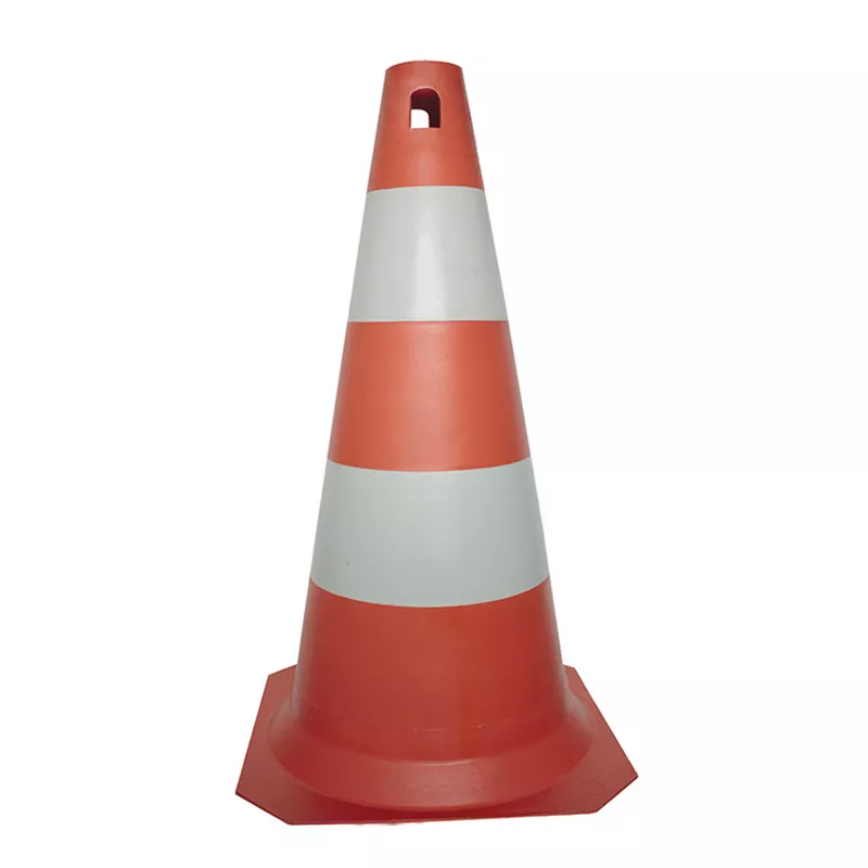 Cone Rígido PLT 50cm de altura PPS 03 PROTEPLUS Laranja e Branco