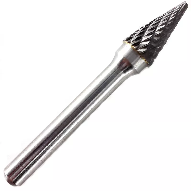 Lima Rotativa Cônica em Metal Duro MD 10,00mm 45,0024 ROCAST