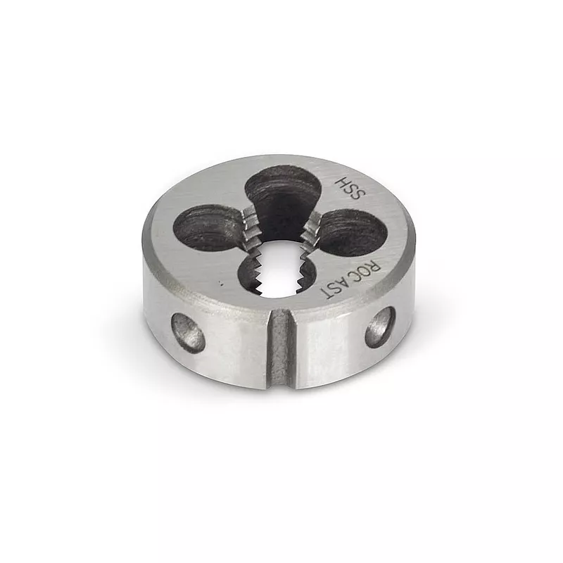 Cossinete Manual Aço Rápido HSS Rosca Métrica Fina MF Bitola M6 13,0023 ROCAST