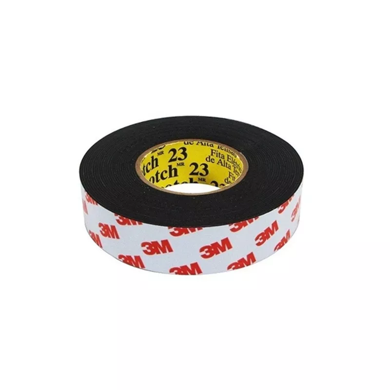 Fita Isolante de Alta Fusão Preta 19mm x 10m - 23 - 3M