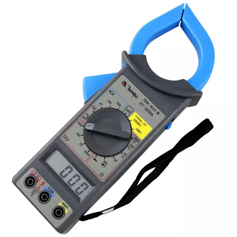Alicate Amperimetro Digital ET-3200A - Minipa