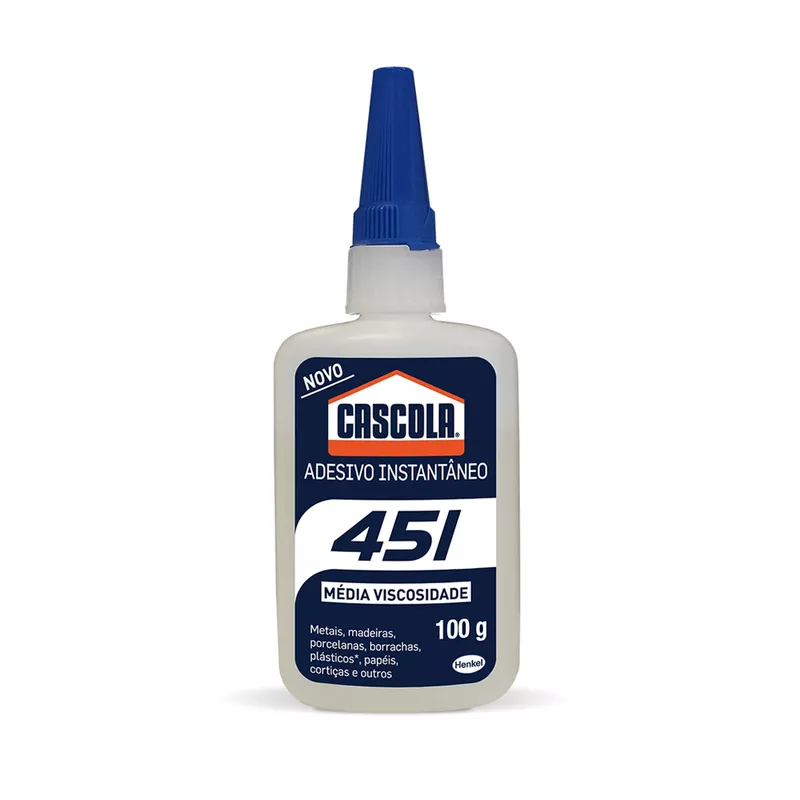 Adesivo Instantâneo 451 100g - Cascola 