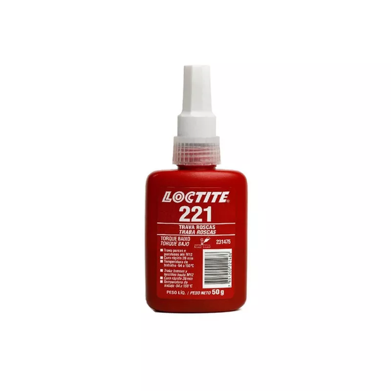 Trava Roscas Líquido Baixa Resistência 221 50g - Loctite