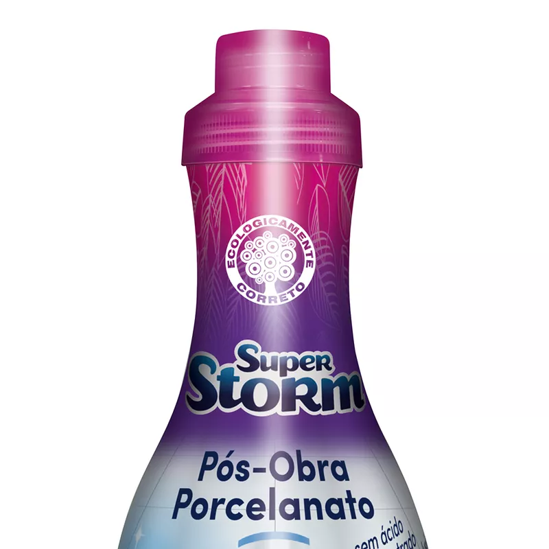 Limpeza Pós-Obra Super Storm Porcelanato 1L (Frasco) - Pulvitec