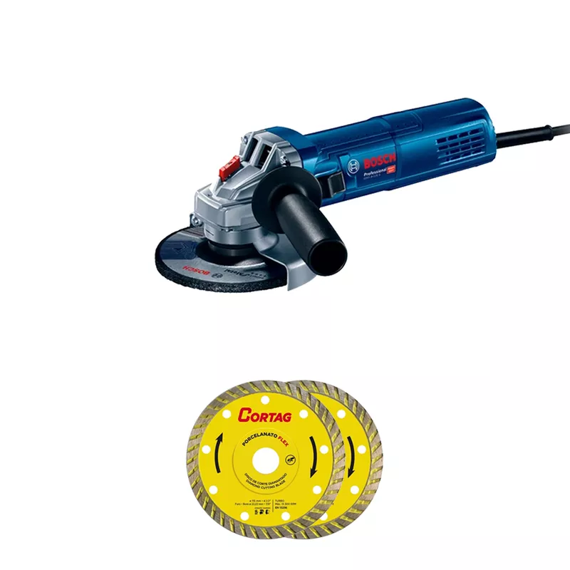 Esmerilhadeira 5'' GWS 9-125 S 900W 220V + 2 Discos - Bosch