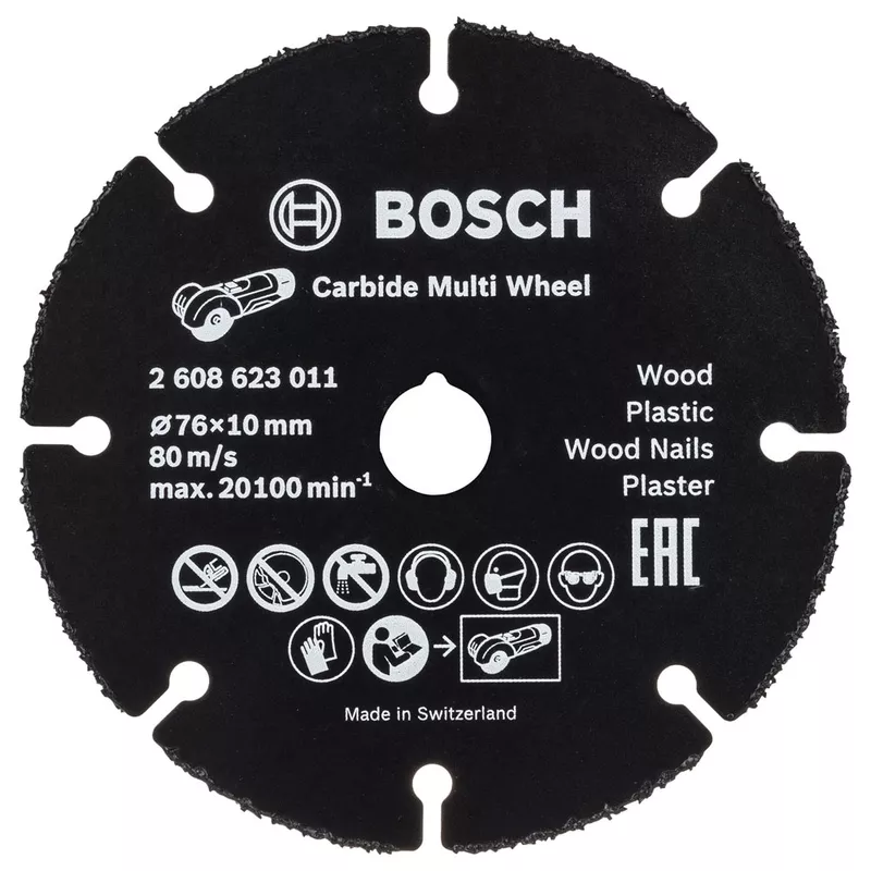Disco de Corte Multimaterial Bosch para Mini-Esmerilhadeira 76mm