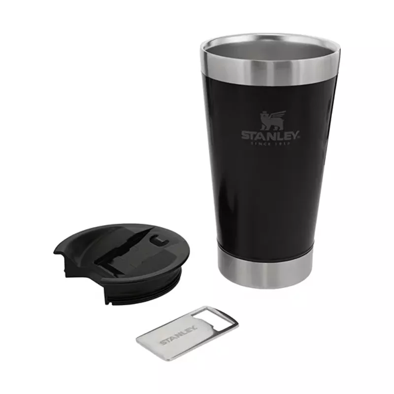 Copo Térmico de Cerveja c/ Tampa Matte Black 473ml - STANLEY
