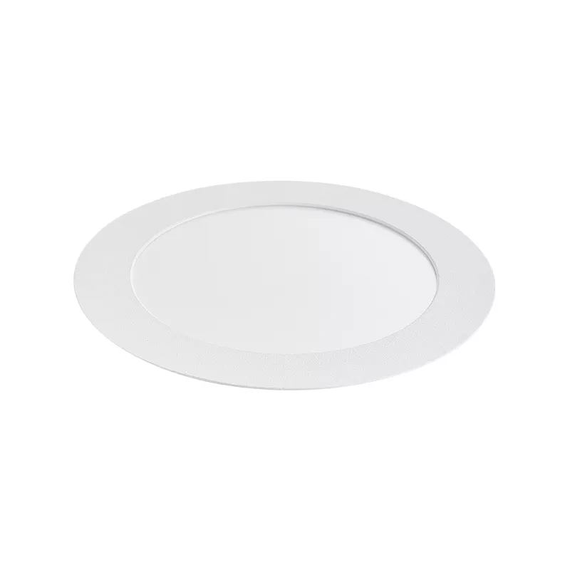Plafon LED Branco Redondo de Embutir 24W 3.000K - Noll