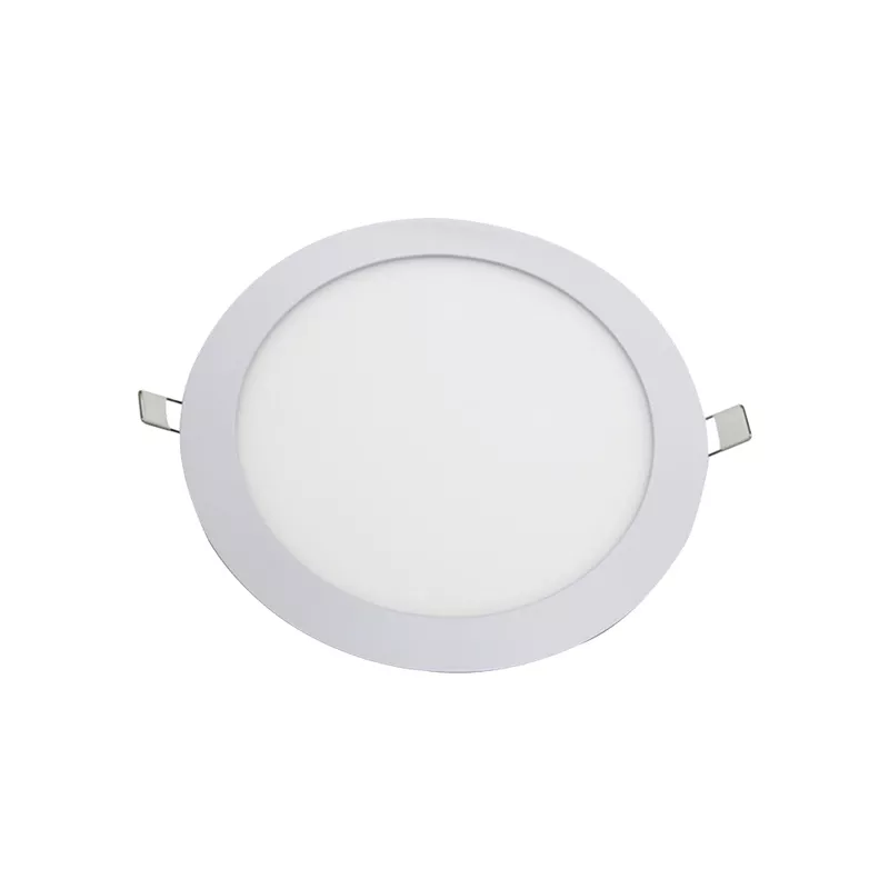 Plafon LED Branco Redondo de Embutir 24W 3.000K - Noll