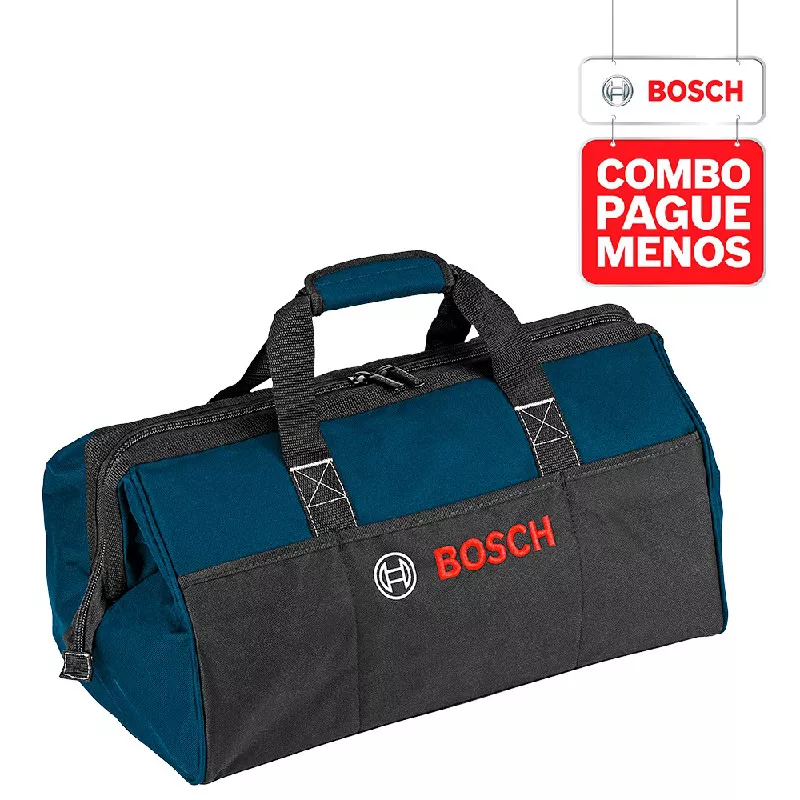 Combo Pague Menos Bosch 18V - Chave de Impacto GDX 18V-200 + Plaina GHO 18V-LI, 2 baterias 18V 4,0Ah 1 carregador e 1 bolsa