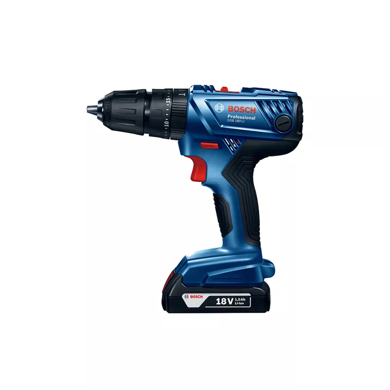 Parafusadeira Furadeira Impacto Bosch GSB 180-LI 18V 1 bateria, carregador e bolsa